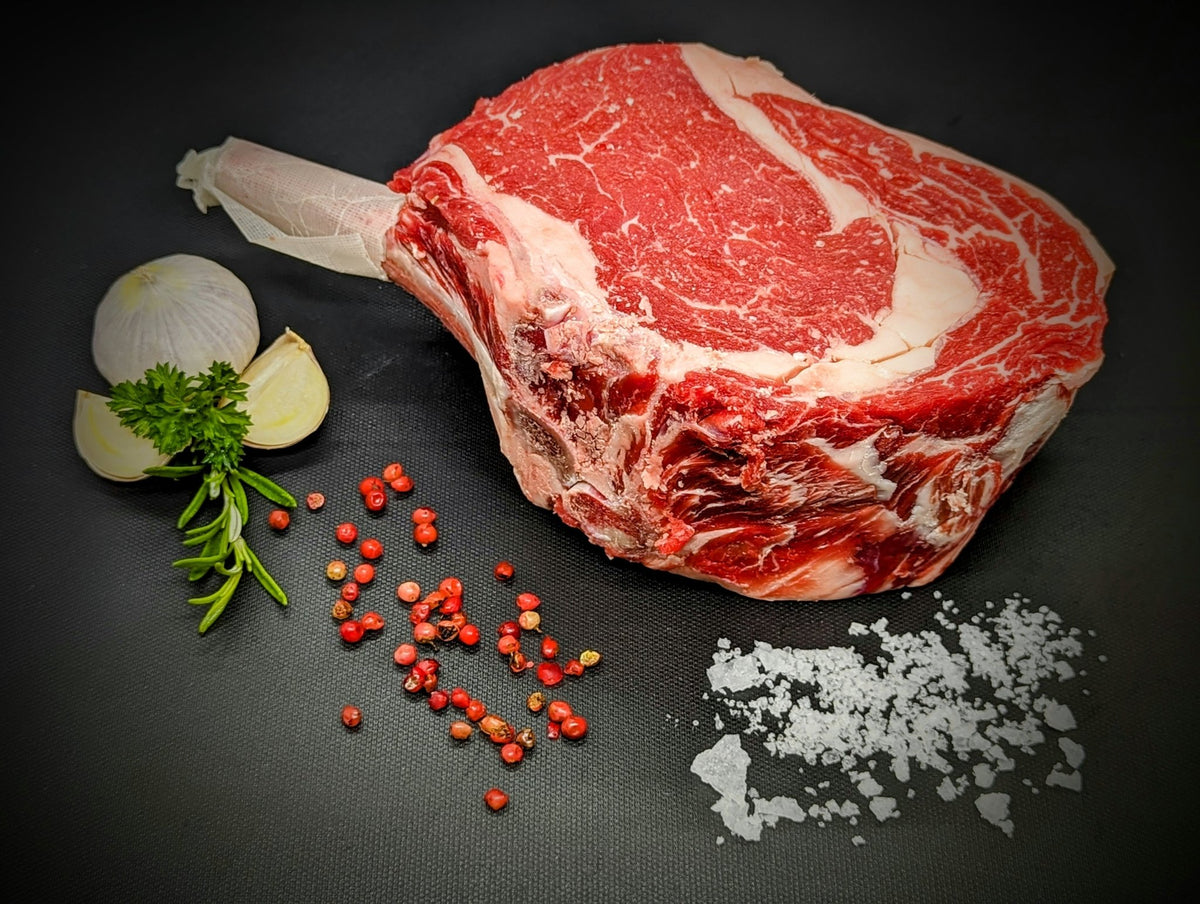 Cowboy Steak – 6 Week Dry Aged Bone-In Ribeye – Gourmet Experts Ltd